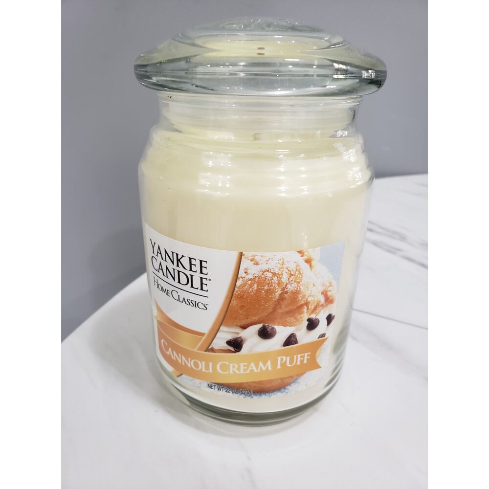 NEW Rare Yankee Candle Home Classics Cannoli Cream Puff 22‎ oz